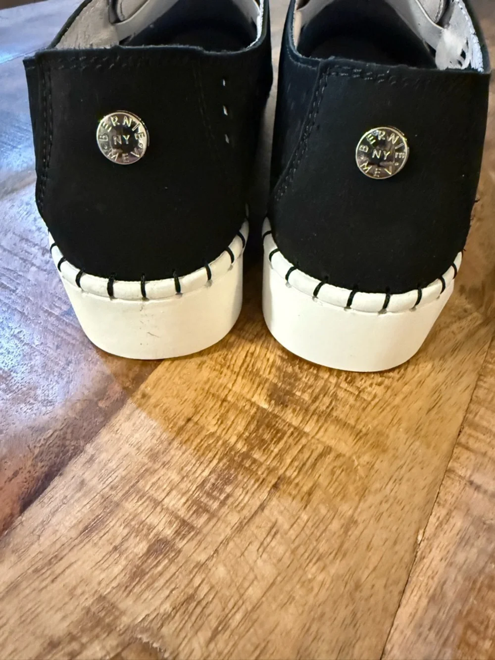 Bernie Mev Women’s TW181 Black Slip-On Sneakers, Size 38